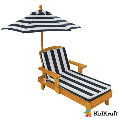 KidKraft Outdoor Chaise w/ Umbrella