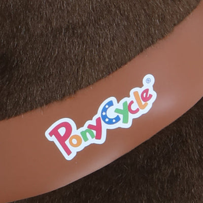 Ride On Dark Brown Horse Toy From PonyCycle - Ages 4-9