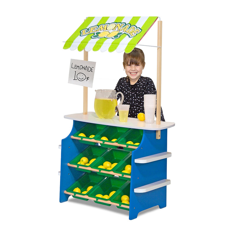 Melissa & Doug Grocery Store/Lemonade Stand - Reversible Shop