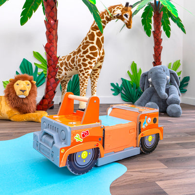 KidKraft Safari 2-in-1 Ride and Play with EZ Kraft Assembly™