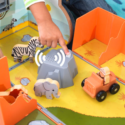 KidKraft Safari 2-in-1 Ride and Play with EZ Kraft Assembly™