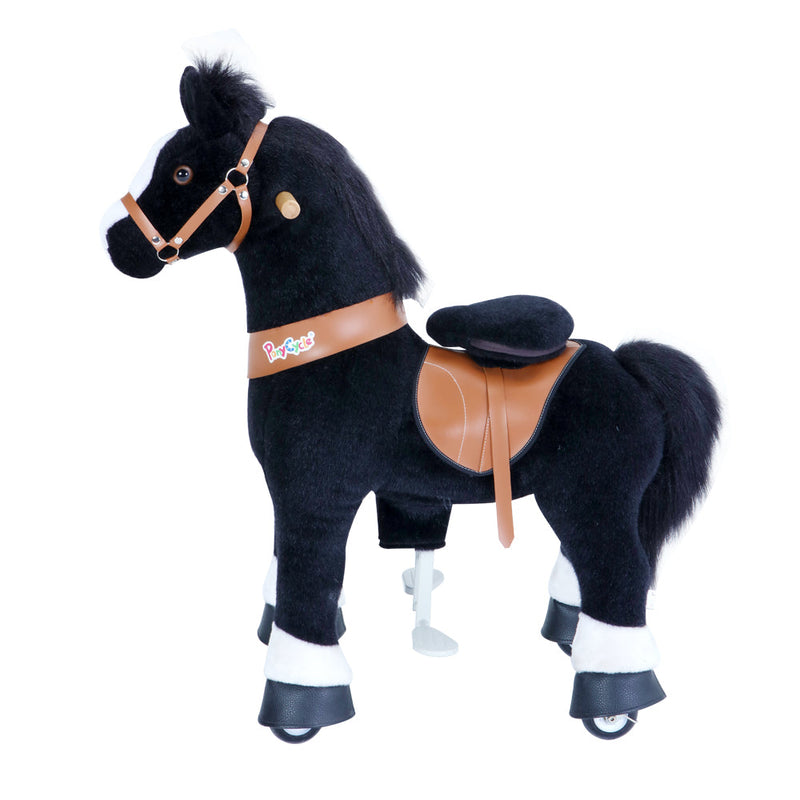 Ride On Black Horse Toy From PonyCycle - Ages 3-5