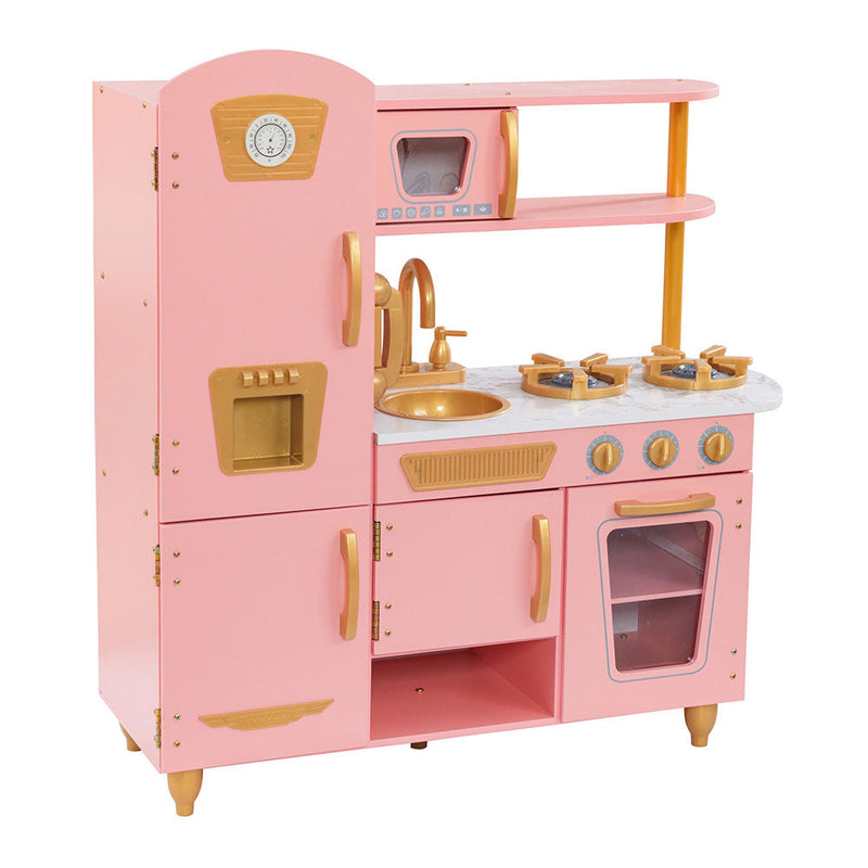 KidKraft Limited Edition Vintage Kitchen - Pink & Gold