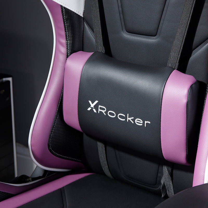 X Rocker Agility Esports Office PC Chair - Purple