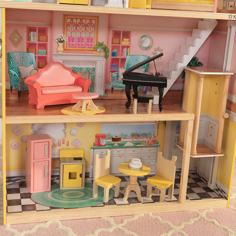 KidKraft Lola Mansion Dollhouse with EZ Kraft Assembly™