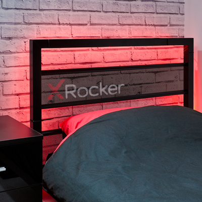 X Rocker Basecamp Single TV Gaming Bed - Black
