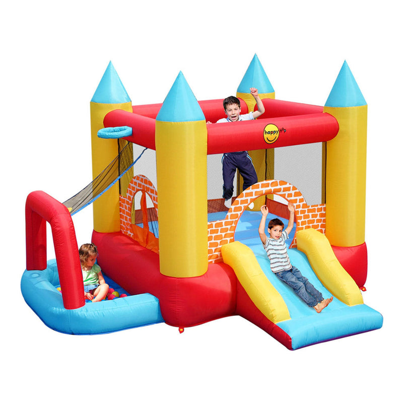 Kids Bouncy Castle 4 in 1 Play Centre From Happy Hop