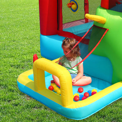 Kids Bouncy Castle with Slide Adventure Combo From Happy Hop