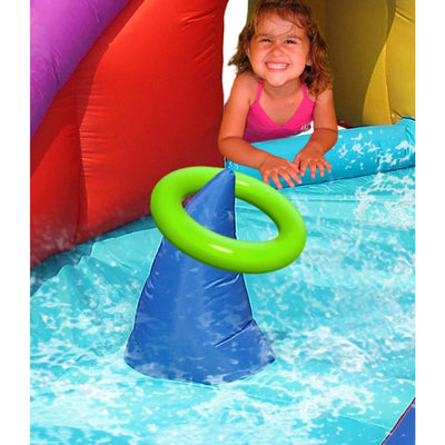 Kids Sharks Club Inflatable Water Slide From Happy Hop