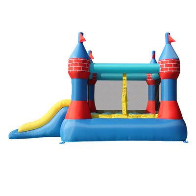Kids Bouncy Castle with Double Slide From Happy Hop