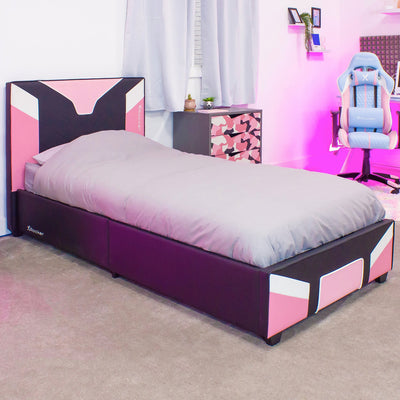 X Rocker Cerberus Single Gaming Bed In A Box - Candy Pink Edition