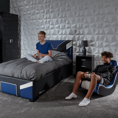 X Rocker Cerberus Gaming Bed In A Box - Blue (3 Sizes)