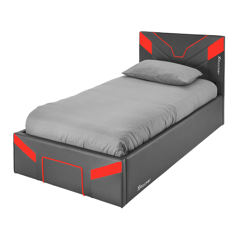 X Rocker Cerberus Gaming Bed In A Box - Carbon Red (3 Sizes)