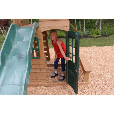 KidKraft Windale Climbing Frame Outdoor Wooden Play Center