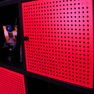 X Rocker Mesh-Tek Tall 6 Cube Storage Cabinet