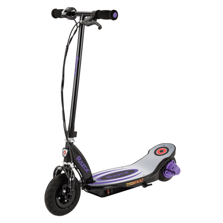 Razor Power Core E100 Kids Electric Scooter - Purple