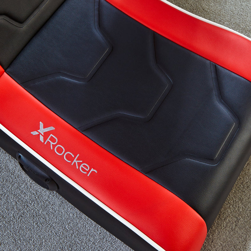 X Rocker Shadow 2.0 Floor Rocker Gaming Chair - Red