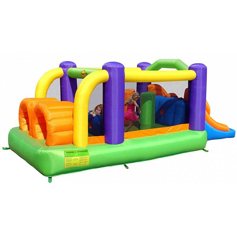 Kids Inflatable Obstacle Course Bouncer From Happy Hop